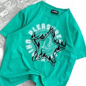 Y2K Green Pleasures University Graphic Tee